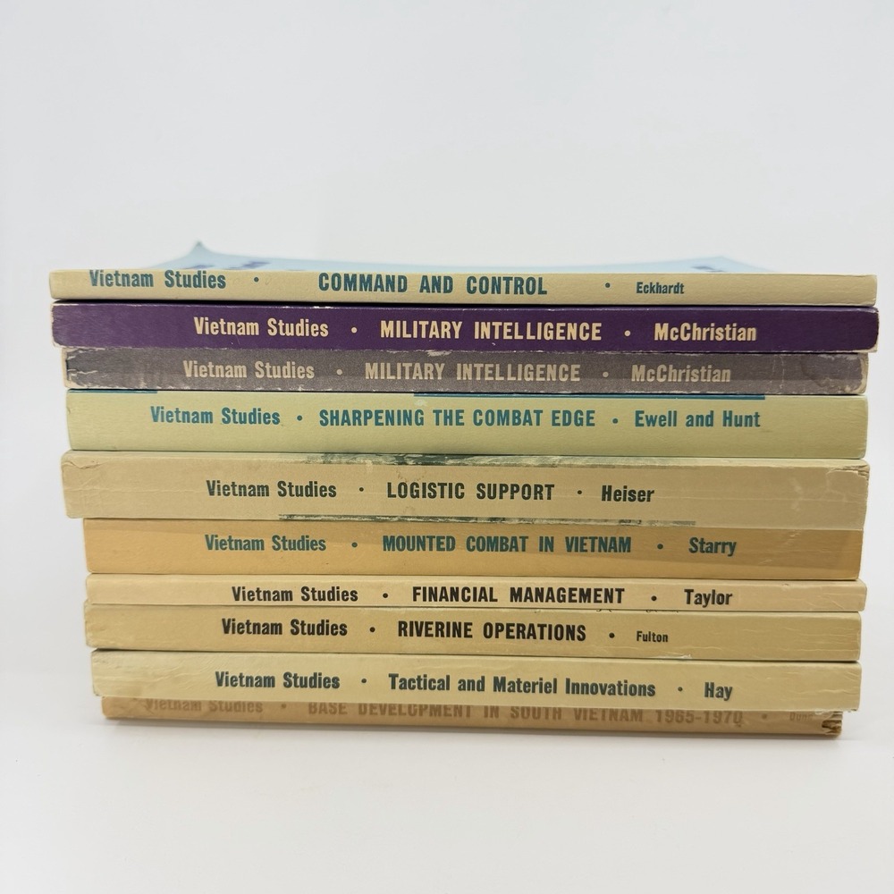 Vietnam War: Vietnam Studies, Department of the Army‎ - Lot of 10 Issues 1970s